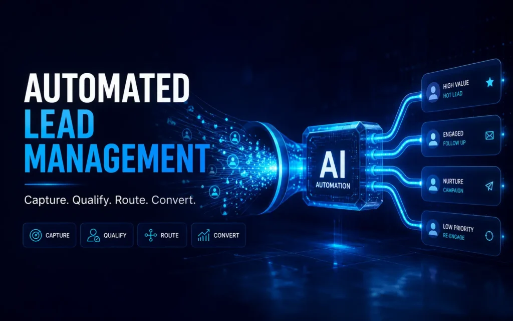 Automated Lead Management Workflows - AI automation services for small business operations service image