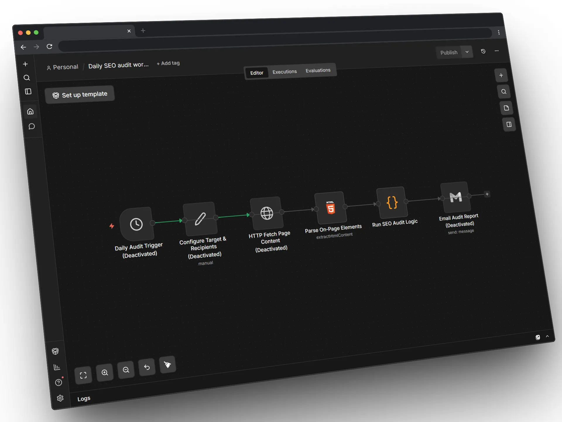 Programmatic SEO Workflows via n8n Automatisering