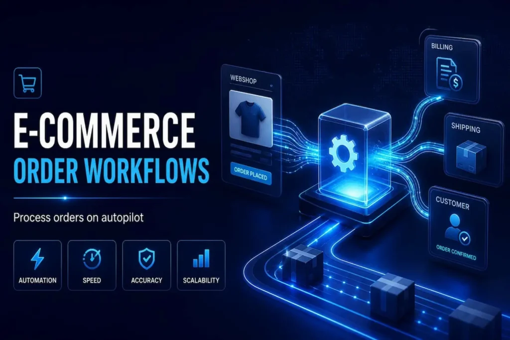 n8n e-commerce order workflow automation for WooCommerce and shipping